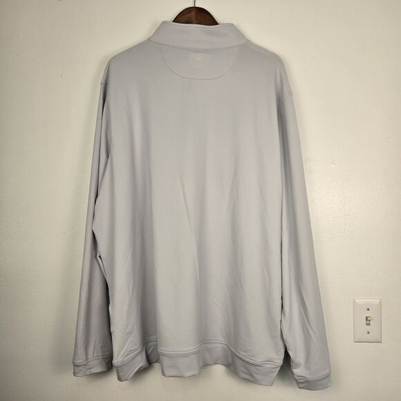 Peter Millar Crown Sport Perth Performance 1/4 Zip Pullover Men's 3XL Gray NWT - Picture 2 of 11